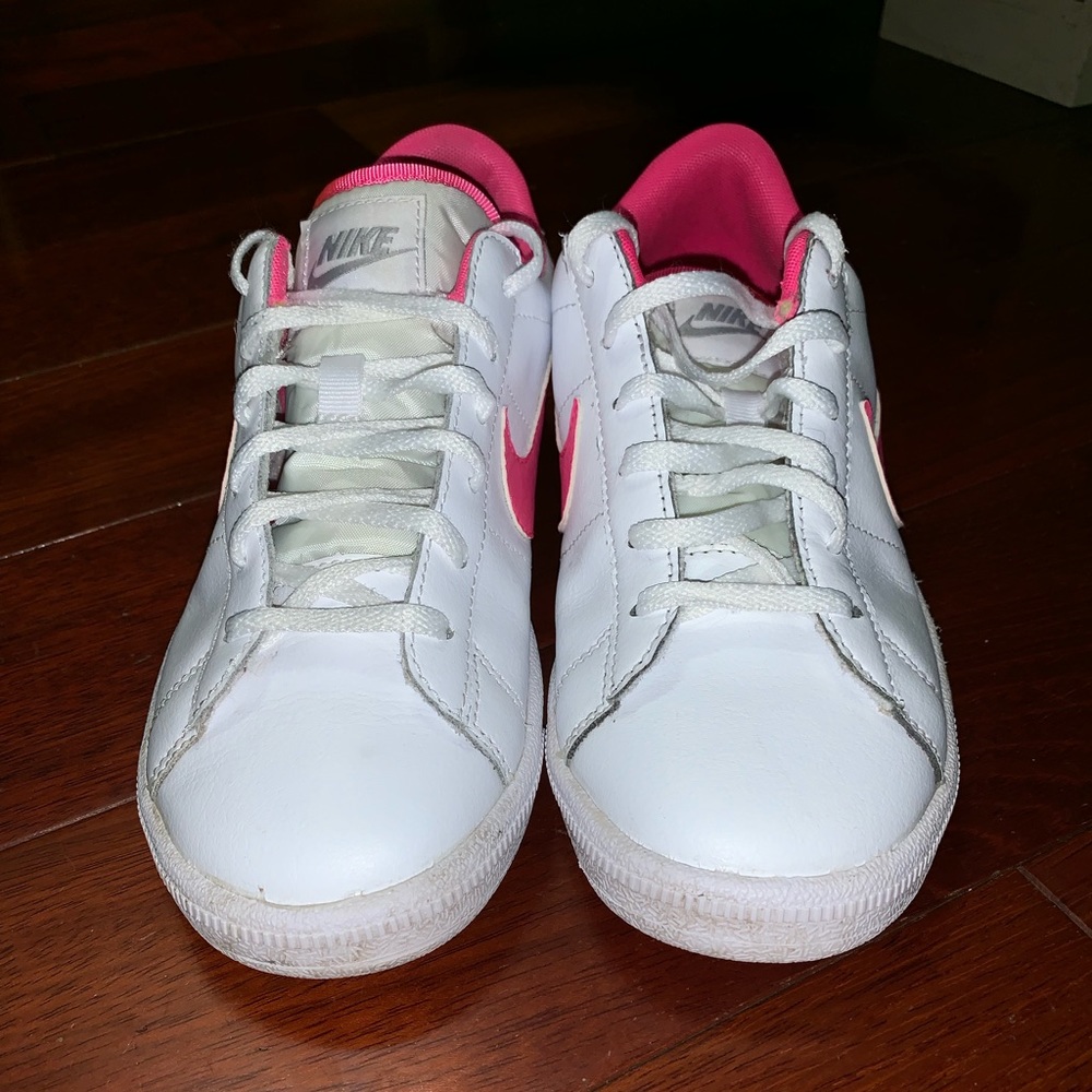 NIKE Court Royals White and Pink Sneakers - Picture 3 of 8